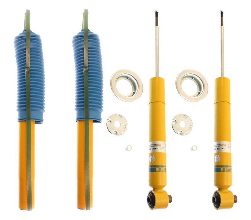 BMW Suspension Strut and Shock Absorber Assembly Kit - Front and Rear (B6 Performance) 33522226592 - Bilstein 3810128KIT